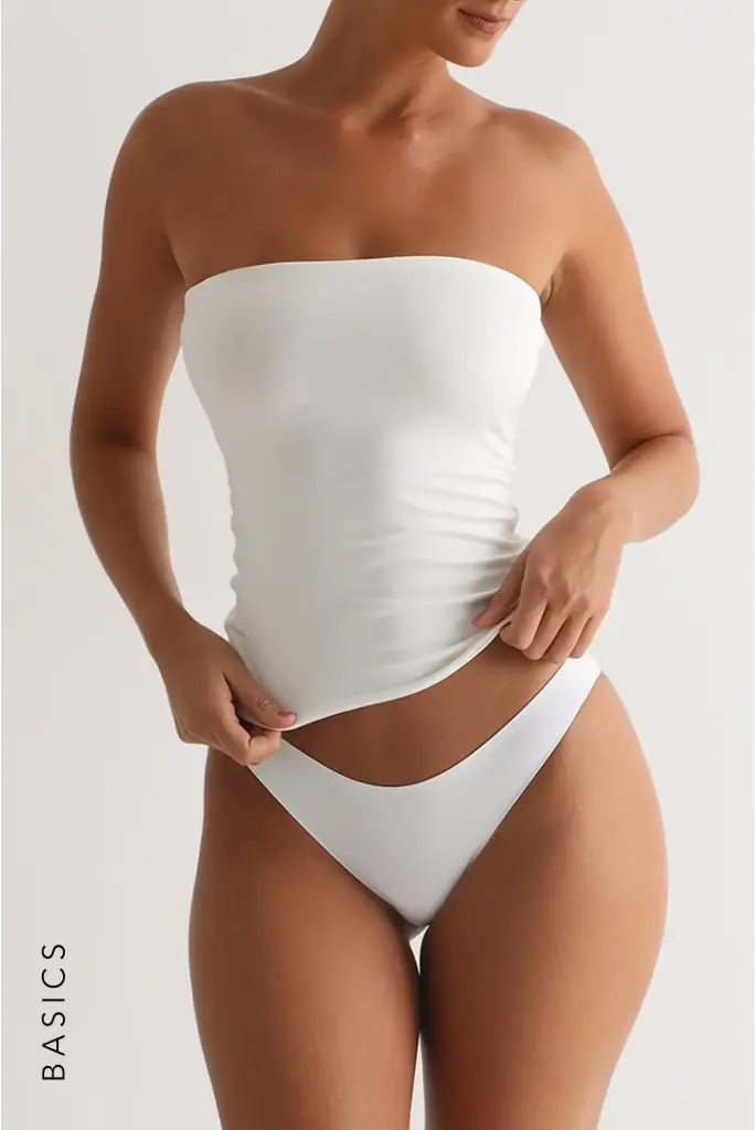 [BLUSA STRAPLE DTY S BLANCO] BLUSA STRAPLE DTY (Blanco, S)