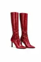 BOTAS TIPO PIEL ROJO