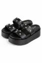 SANDALIA DE PLATAFORMA CON BRILLOS