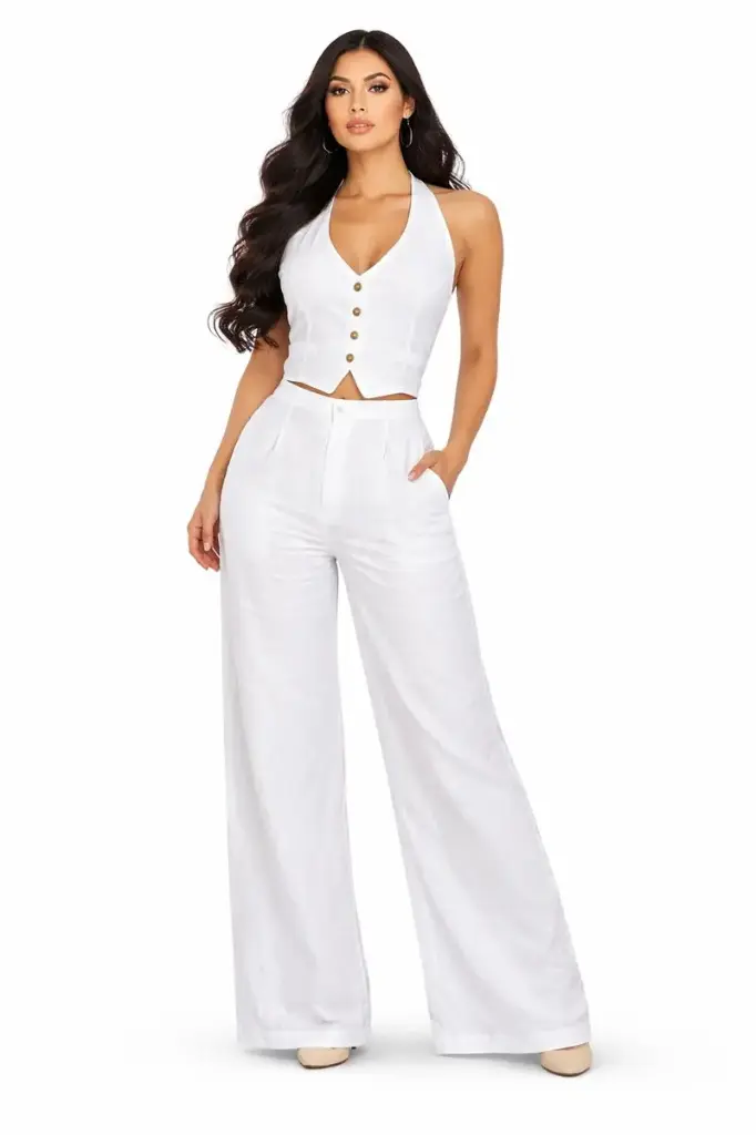 [PALAZZO LOVE TREE 3762RS S BLANCO] PALAZZO HALTEL  (Blanco, S)