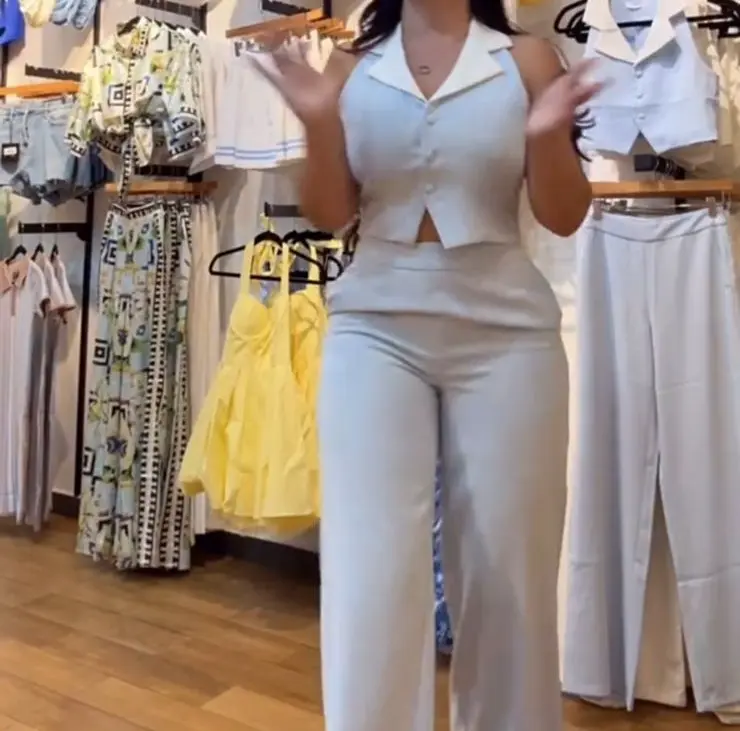 [SET VOGUE VIBES H412 AZUL S] SET VESTIR BABY BLUE (S)
