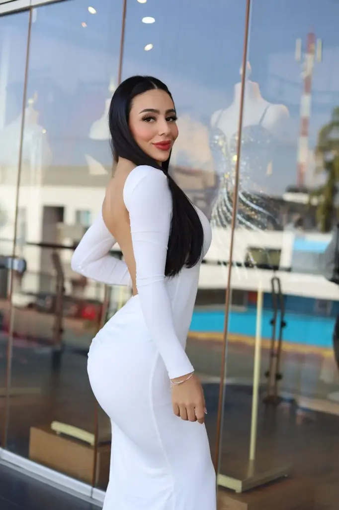 VESTIDO BASICO MANGA LARGA PUSH SIN ESPALDA