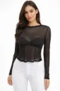 BLUSA MESH BRILLOS 