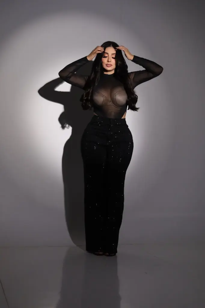 PANTALON DE VESTIR BRILLOS 