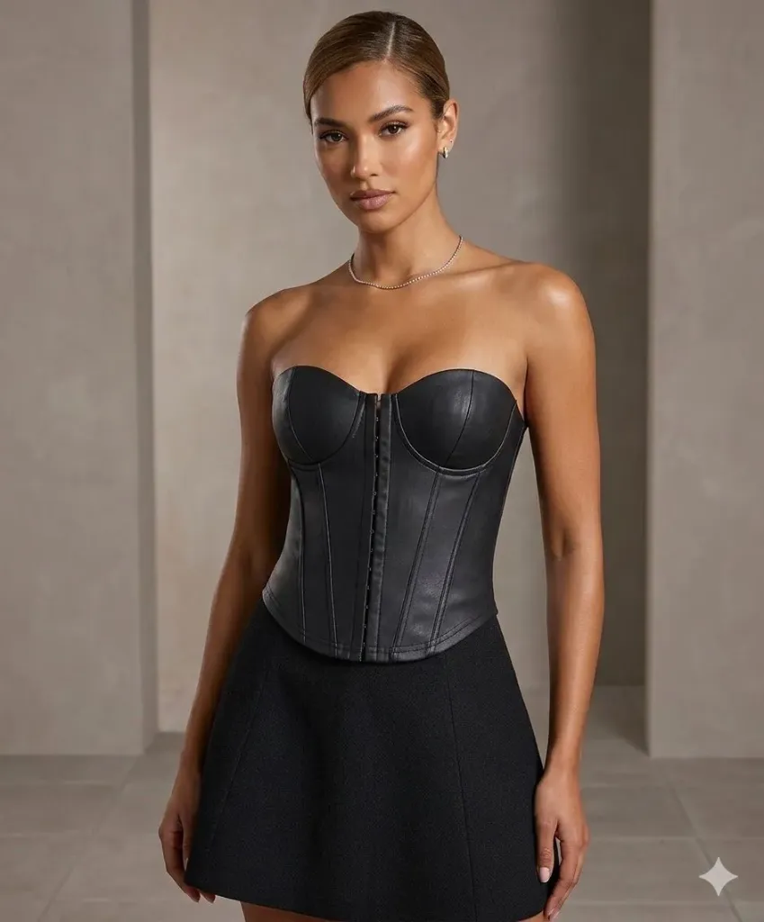 [CORSET PRIVY PT45447K NEGRO S] CORSET PRIVY PT45447K NEGRO  (S)