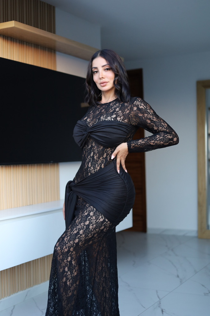 VESTIDO BASICO ENCAJE
