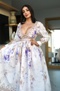 VESTIDO MAXI FLORAL CUELLO V