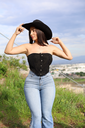 CORSET TIRA ENCAJE