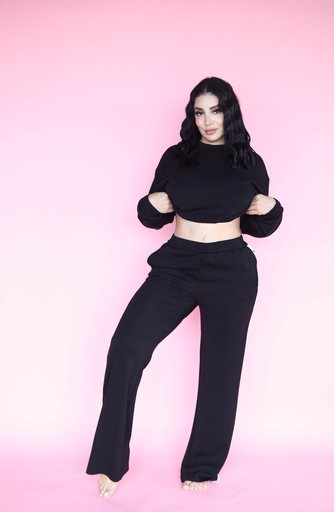 SET PANTS LINEA BLANCA A UN COSTADO Y BOTONES