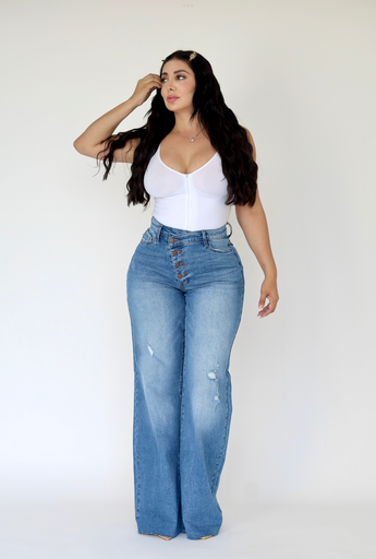 PANTALON VIBRANT RECTO 5 BOTONES 