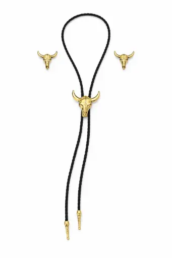 COLLAR Y ARETES CRANEO