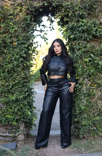 SET VINIPIEL CHAMARRA PANTALON