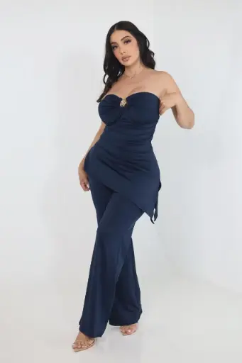 SET STRAPLE CON PANTAL ESTILO PALAZZO